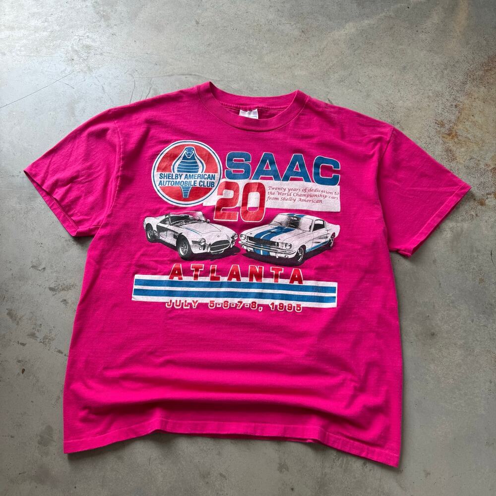 Vintage 90’s Shelby American Automobile Club Mustang Cobra Car T-shirt Size XL